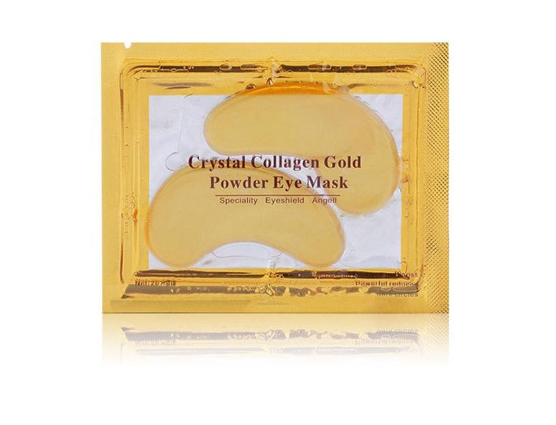 Parches de colágeno de cristal dorado Beauty Gold para ojos, mascarilla antiedad para el acné, cuidado de la piel.