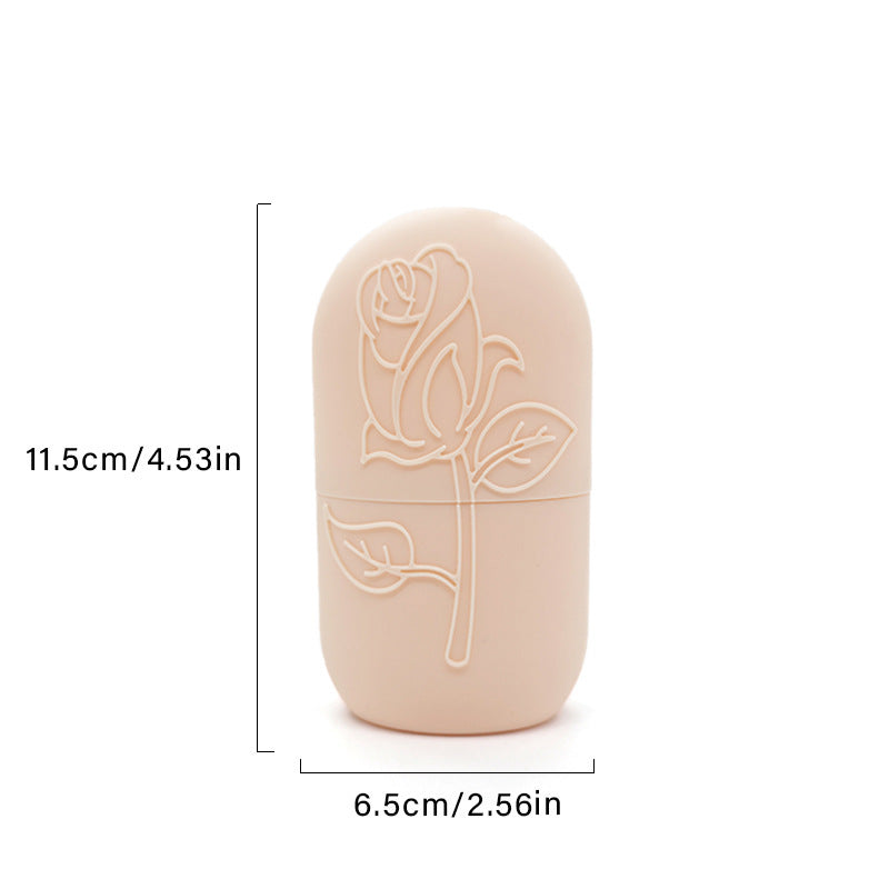 Masajeador facial con bandeja de hielo y rodillo para aliviar la hinchazón