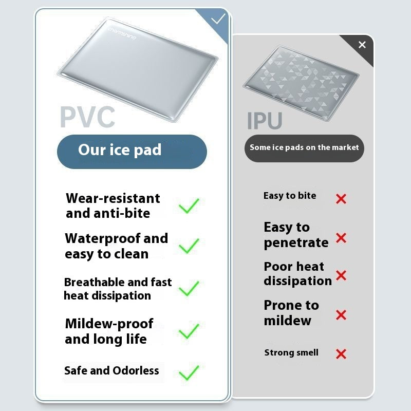 Almohadilla de hielo para perros, esterilla refrescante para dormir en verano