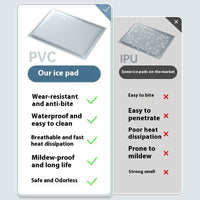 Thumbnail for Almohadilla de hielo para perros, esterilla refrescante para dormir en verano