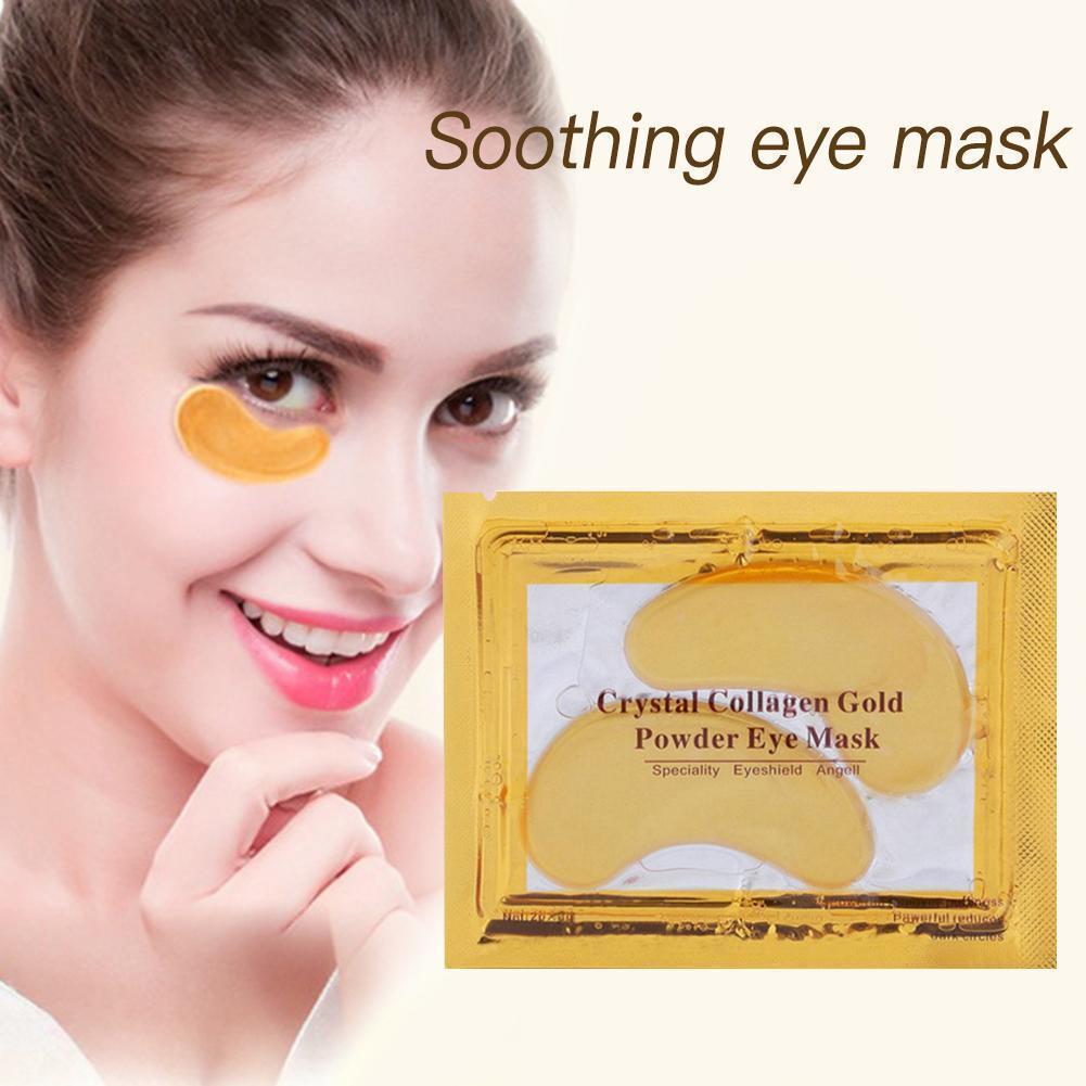 Parches de colágeno de cristal dorado Beauty Gold para ojos, mascarilla antiedad para el acné, cuidado de la piel.