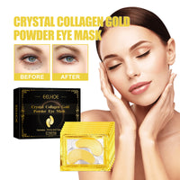 Thumbnail for Mascarilla de colágeno dorado para ojos: cuidado hidratante, reafirmante de líneas de expresión, parches para ojos, desvelarse, ojeras y bolsas debajo de los ojos.