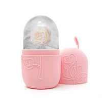 Thumbnail for Masajeador facial con bandeja de hielo y rodillo para aliviar la hinchazón