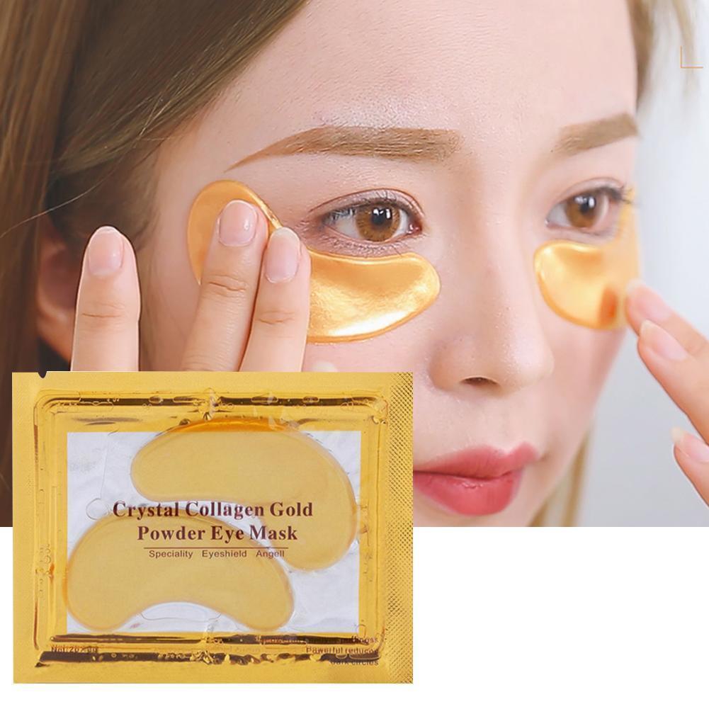 Parches de colágeno de cristal dorado Beauty Gold para ojos, mascarilla antiedad para el acné, cuidado de la piel.
