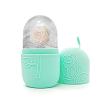 Thumbnail for Masajeador facial con bandeja de hielo y rodillo para aliviar la hinchazón