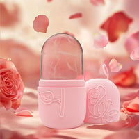 Thumbnail for Masajeador facial con bandeja de hielo y rodillo para aliviar la hinchazón